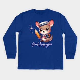 Hank Hoppington - Anime - Kid's Fashion Kids Long Sleeve T-Shirt